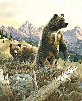 Grizzlies by R G Finney Pricing Limited Edition Print image