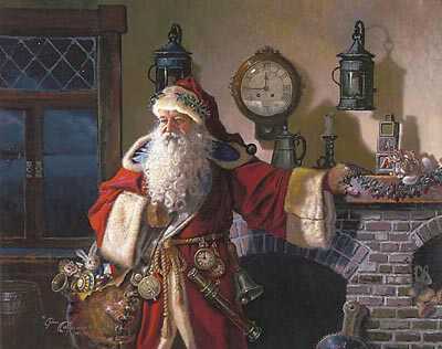 Father Christmas by Dean Morrissey Pricing Limited Edition Print image