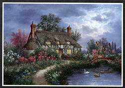 Cottage In Glen by Dennis Patrick Lewan Pricing Limited Edition Print image