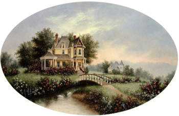 Victorian Country Home by Dennis Patrick Lewan Pricing Limited Edition Print image