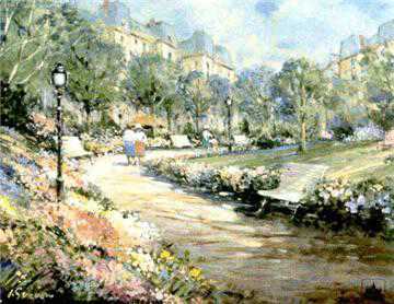 City Park by L Gordon Pricing Limited Edition Print image