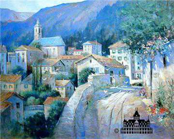 Italian Village by L Gordon Pricing Limited Edition Print image