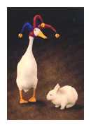Fool & His Bunny by Will Bullas Pricing Limited Edition Print image