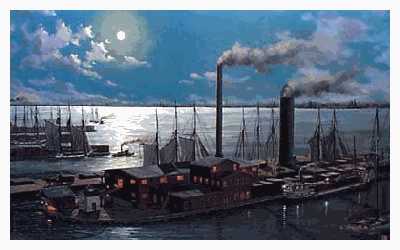 Muskegon Moonlght by William Mcgrath Pricing Limited Edition Print image