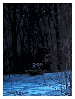 Black Wolf by William Mcgrath Pricing Limited Edition Print image