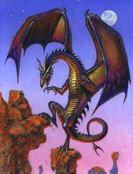 Dragon Perched by Don Maitz Pricing Limited Edition Print image