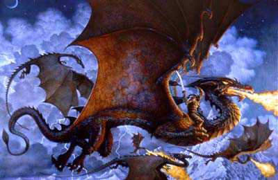 Dragons On Sea Night by Don Maitz Pricing Limited Edition Print image