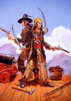 Anne Bonney Mary Read by Don Maitz Pricing Limited Edition Print image