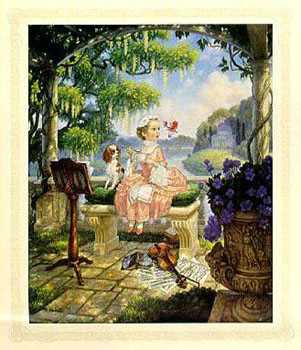 Little Miss Muffet by Scott Gustafson Pricing Limited Edition Print image