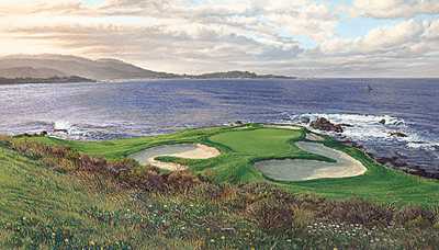 7Th @ Pebble Beach by Linda Hartough Pricing Limited Edition Print image