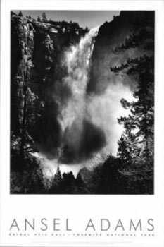 Bridal Veil Fal Pstrun by Ansel Adams Pricing Limited Edition Print image