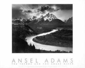 Tetons Snake Rv Pstrun by Ansel Adams Pricing Limited Edition Print image