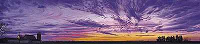 Sunset Over Heartl by Steven R Kozar Pricing Limited Edition Print image