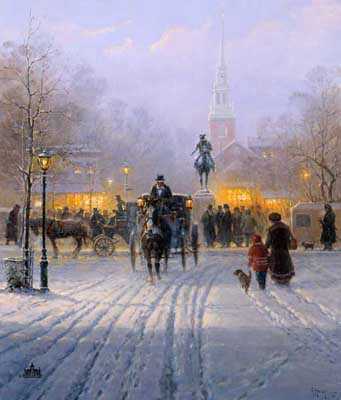 Winter Evening by G Harvey Pricing Limited Edition Print image