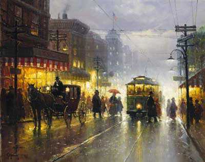 Broadway Trolley by G Harvey Pricing Limited Edition Print image