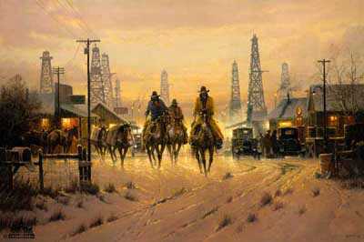 When Cowboys by G Harvey Pricing Limited Edition Print image