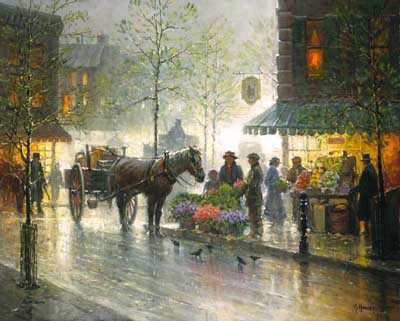 Morning Market by G Harvey Pricing Limited Edition Print image
