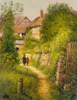 Garden Walk by G Harvey Pricing Limited Edition Print image