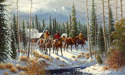 Out On Trail by Jack Terry Pricing Limited Edition Print image