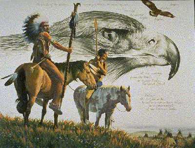 Messenger Great Spirit by Jack Hines Pricing Limited Edition Print image