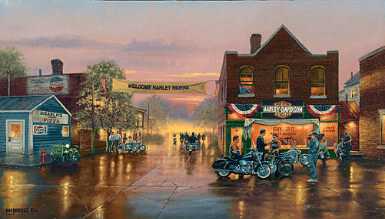 Small Town Big Welcome by David Barnhouse Pricing Limited Edition Print image