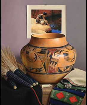 Hopi Blue by William Acheff Pricing Limited Edition Print image