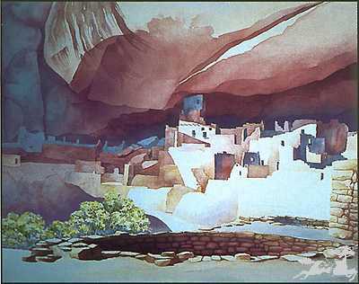 Anasazi Footprints by Jacqueline Peppard Pricing Limited Edition Print image