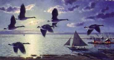 Moonlight Flight by John Barber Pricing Limited Edition Print image