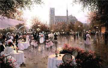 A Weddng Party Paris by Christa Kieffer Pricing Limited Edition Print image