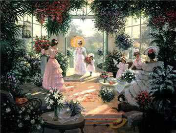 Tea Conservatory by Christa Kieffer Pricing Limited Edition Print image
