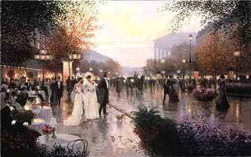Cafe Madeleine by Christa Kieffer Pricing Limited Edition Print image