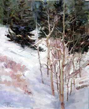 Winters Trees by Linda Tippetts Pricing Limited Edition Print image
