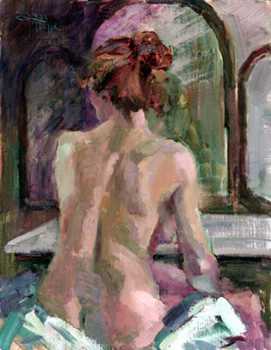 Nude Back by Linda Tippetts Pricing Limited Edition Print image