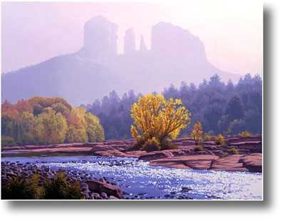 Hazy Morning Glow by John Cogan Pricing Limited Edition Print image