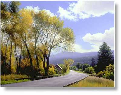 Mountain Road by John Cogan Pricing Limited Edition Print image