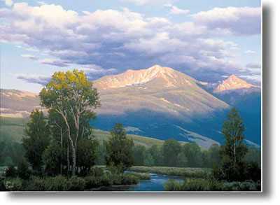 Mountain Glow by John Cogan Pricing Limited Edition Print image