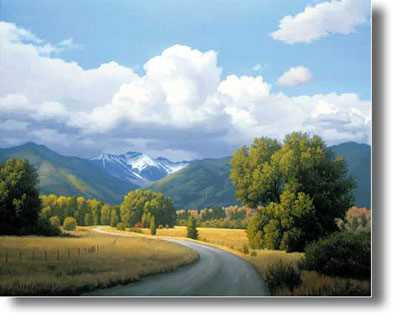 Mountain Byway by John Cogan Pricing Limited Edition Print image