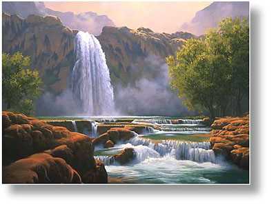 Waters Havasu Creek by John Cogan Pricing Limited Edition Print image