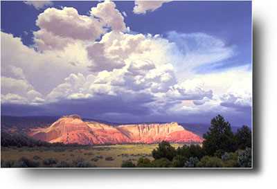 New Mexico Cloudscape by John Cogan Pricing Limited Edition Print image