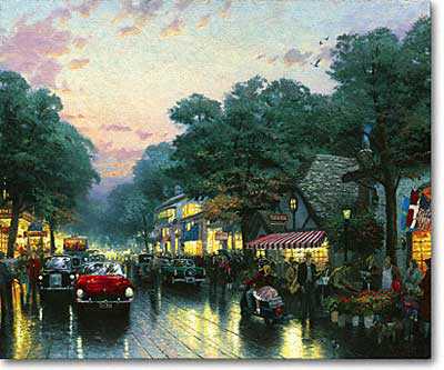 Carmel Delores St by Thomas Kinkade Pricing Limited Edition Print image