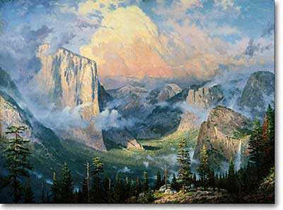 Yosemite Valley by Thomas Kinkade Pricing Limited Edition Print image