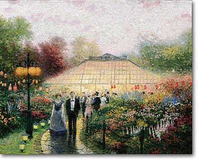 Garden Party by Thomas Kinkade Pricing Limited Edition Print image