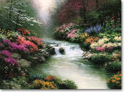 Beside Still Waters by Thomas Kinkade Pricing Limited Edition Print image