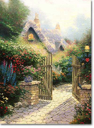 Hidden Cottage Ii by Thomas Kinkade Pricing Limited Edition Print image