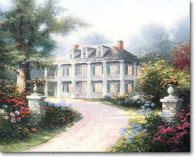 Homestead House by Thomas Kinkade Pricing Limited Edition Print image