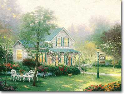 Village Inn by Thomas Kinkade Pricing Limited Edition Print image