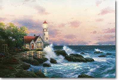 Beacon Of Hope by Thomas Kinkade Pricing Limited Edition Print image
