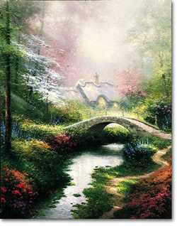 Brookside Hide by Thomas Kinkade Pricing Limited Edition Print image