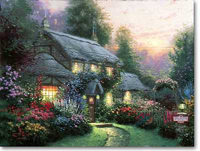 Juliannes Cott by Thomas Kinkade Pricing Limited Edition Print image