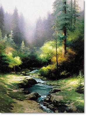 Creekside Trail by Thomas Kinkade Pricing Limited Edition Print image